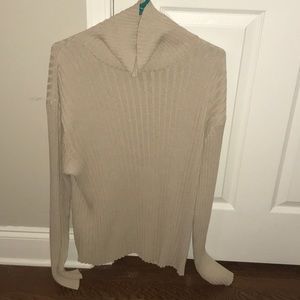 Men’s big and tall cream/ beige turtleneck
